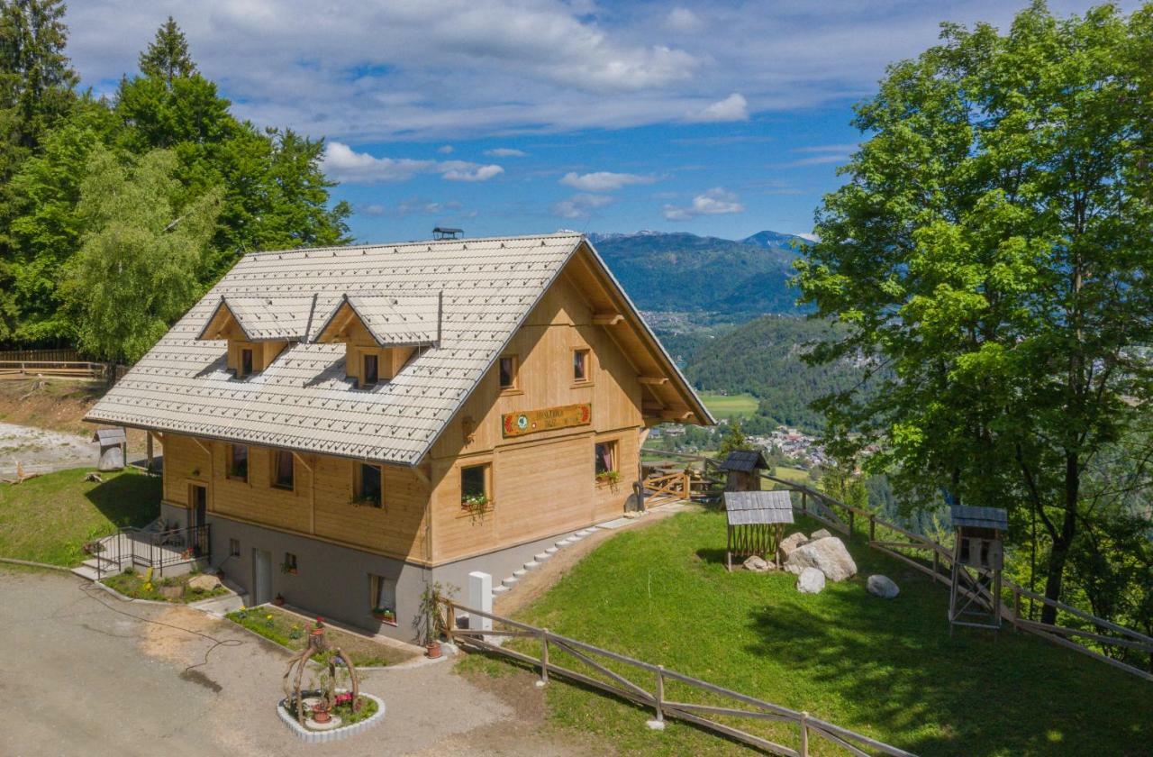 Koca Na Talezu Bed and Breakfast Ribno Zewnętrze zdjęcie